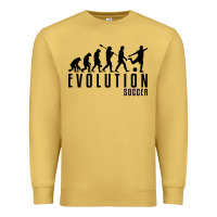 Antique Gold soccer evolution Premium Sweatshirt - linhVisuals