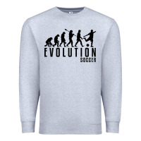 Heather Grey soccer evolution Premium Sweatshirt - linhVisuals