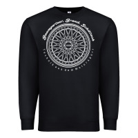 Black BBS Wheel Premium Sweatshirt - linhVisuals