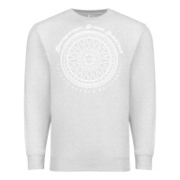 Oatmeal Heather BBS Wheel Premium Sweatshirt - linhVisuals