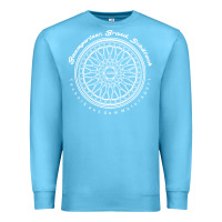 Ocean Blue BBS Wheel Premium Sweatshirt - linhVisuals