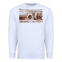 White grand canyon Premium Sweatshirt - linhVisuals