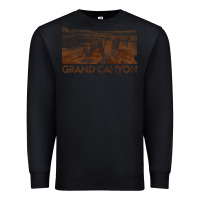 Black grand canyon Premium Sweatshirt - linhVisuals