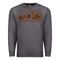 Charcoal Heather grand canyon Premium Sweatshirt - linhVisuals