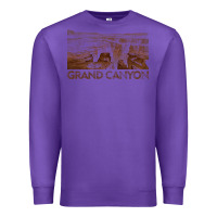 Purple grand canyon Premium Sweatshirt - linhVisuals
