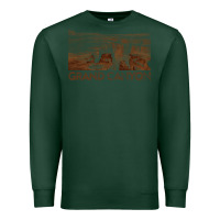 Sports Green grand canyon Premium Sweatshirt - linhVisuals