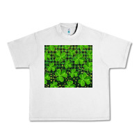 Lunar Rock Saint Patricks Day Shamrock And Plaid Urban Heavy Tee - RanaPortraitStore