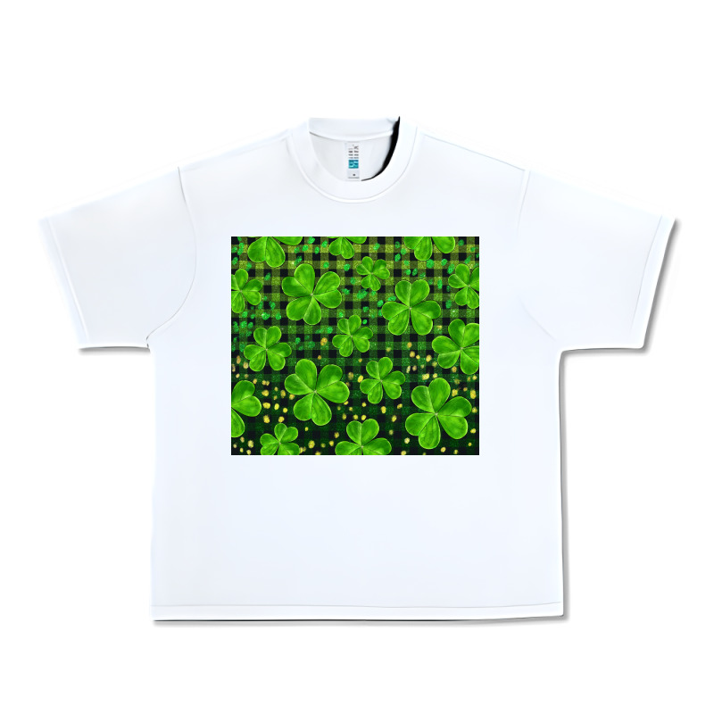 Saint Patricks Day Shamrock And Plaid Urban Heavy Tee by RanaPortraitStore | Teevron