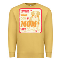 Antique Gold australian shepherd mom t  shirt living that dog mom life australian s Premium Sweatshirt - linhVisuals