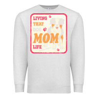 Oatmeal Heather australian shepherd mom t  shirt living that dog mom life australian s Premium Sweatshirt - linhVisuals