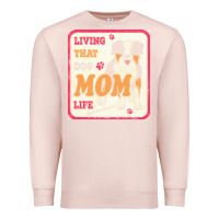 Pale Pink australian shepherd mom t  shirt living that dog mom life australian s Premium Sweatshirt - linhVisuals