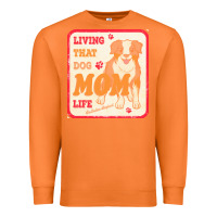 Carrot australian shepherd mom t  shirt living that dog mom life australian s Premium Sweatshirt - linhVisuals