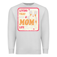 Dove Grey australian shepherd mom t  shirt living that dog mom life australian s Premium Sweatshirt - linhVisuals