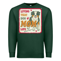 Sports Green australian shepherd mom t  shirt living that dog mom life australian s Premium Sweatshirt - linhVisuals