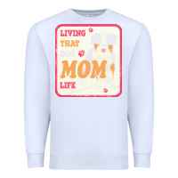 White australian shepherd mom t  shirt living that dog mom life australian s Premium Sweatshirt - linhVisuals