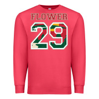 Cardinal flower 29 wild goalie fleury minnesota pro ice hockey design Premium Sweatshirt - linhVisuals