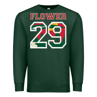 Sports Green flower 29 wild goalie fleury minnesota pro ice hockey design Premium Sweatshirt - linhVisuals