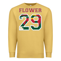 Antique Gold flower 29 wild goalie fleury minnesota pro ice hockey design Premium Sweatshirt - linhVisuals