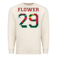 Sandshell flower 29 wild goalie fleury minnesota pro ice hockey design Premium Sweatshirt - linhVisuals