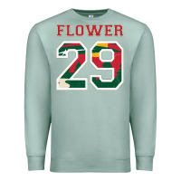 Seafoam flower 29 wild goalie fleury minnesota pro ice hockey design Premium Sweatshirt - linhVisuals
