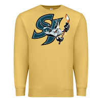 Antique Gold the barracuda san jose Premium Sweatshirt - linhVisuals