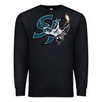 Black the barracuda san jose Premium Sweatshirt - linhVisuals