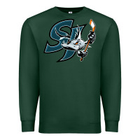 Sports Green the barracuda san jose Premium Sweatshirt - linhVisuals