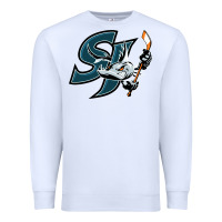 White the barracuda san jose Premium Sweatshirt - linhVisuals
