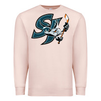 Pale Pink the barracuda san jose Premium Sweatshirt - linhVisuals