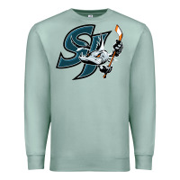 Seafoam the barracuda san jose Premium Sweatshirt - linhVisuals