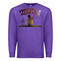 Purple freestyle dj 80s electronic dance music great concert Premium Sweatshirt - linhVisuals