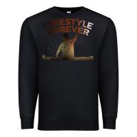 Black freestyle dj 80s electronic dance music great concert Premium Sweatshirt - linhVisuals