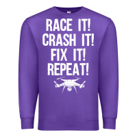 Funny Drone Racing Design Men Women Drone Pilot Rc Racers Premium Sweatshirt | Teevron