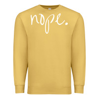 Antique Gold funny nope Premium Sweatshirt - linhVisuals