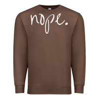Chestnut funny nope Premium Sweatshirt - linhVisuals