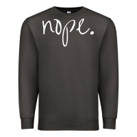 Smoke funny nope Premium Sweatshirt - linhVisuals