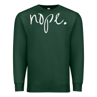 Sports Green funny nope Premium Sweatshirt - linhVisuals