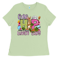 Matcha Easter Day One hip Lunch Lady Ladies Tee - OliviaCreatesArt