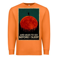 Carrot hiking and miles to go before i sleep Premium Sweatshirt - linhVisuals