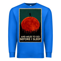 True Royal hiking and miles to go before i sleep Premium Sweatshirt - linhVisuals