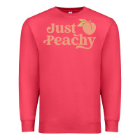 Cardinal just peachy retro 70s georgia peaches summer fruit Premium Sweatshirt - linhVisuals