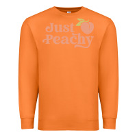 Carrot just peachy retro 70s georgia peaches summer fruit Premium Sweatshirt - linhVisuals