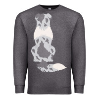 Charcoal Heather australian shepherd Premium Sweatshirt - linhVisuals