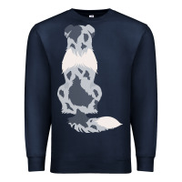 Navy australian shepherd Premium Sweatshirt - linhVisuals