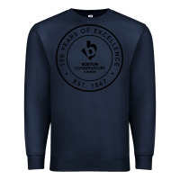Navy boston conservatory Premium Sweatshirt - linhVisuals