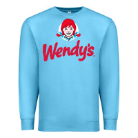 Ocean Blue wendys restaurant Premium Sweatshirt - linhVisuals