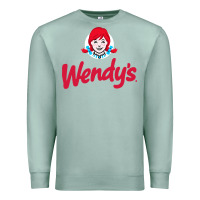Seafoam wendys restaurant Premium Sweatshirt - linhVisuals