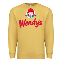 Antique Gold wendys restaurant Premium Sweatshirt - linhVisuals