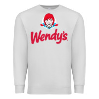 Dove Grey wendys restaurant Premium Sweatshirt - linhVisuals
