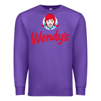 Purple wendys restaurant Premium Sweatshirt - linhVisuals